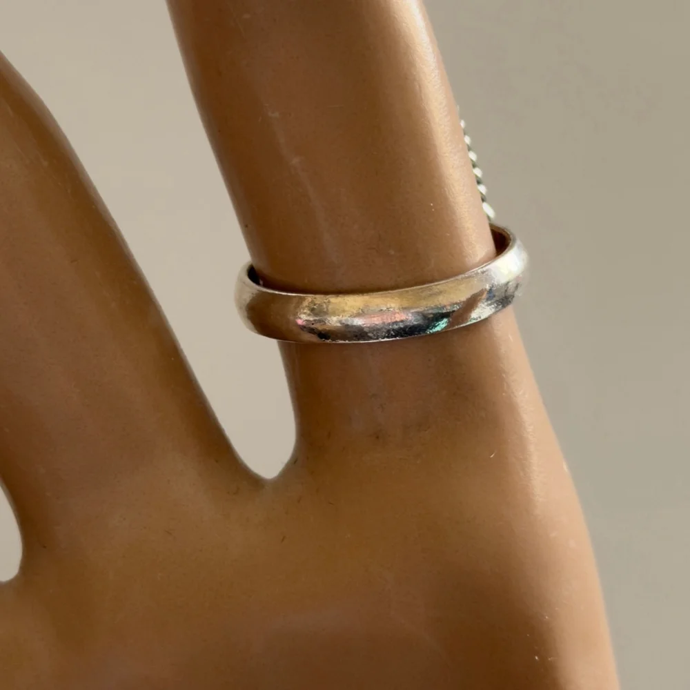 Hand crafted Pink Opal Teardrop Statement Ring Silver Plated Size 6 New - Picture 5 of 9